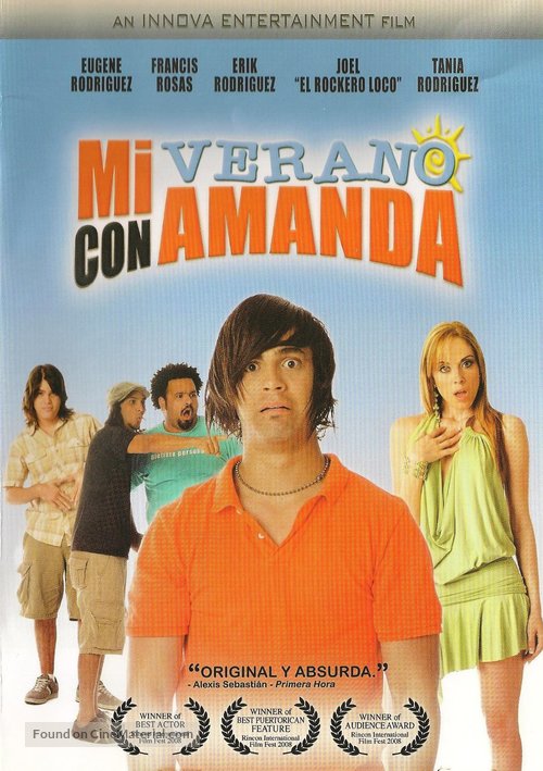 Mi verano con Amanda - Puerto Rican DVD movie cover