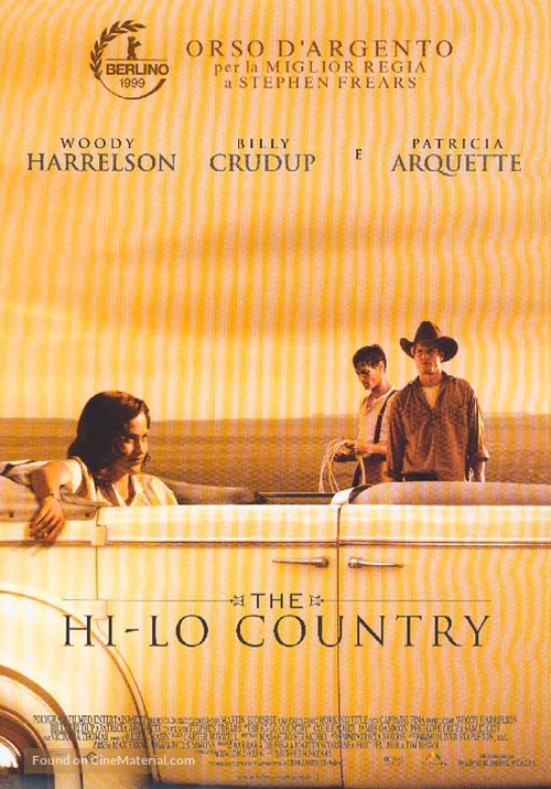 The Hi-Lo Country - Italian Movie Poster