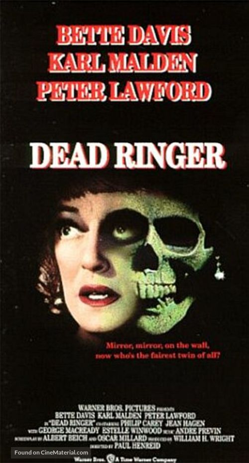 Dead Ringer - VHS movie cover