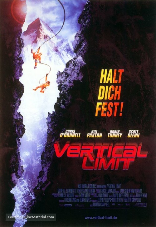 Vertical Limit - German Movie Poster