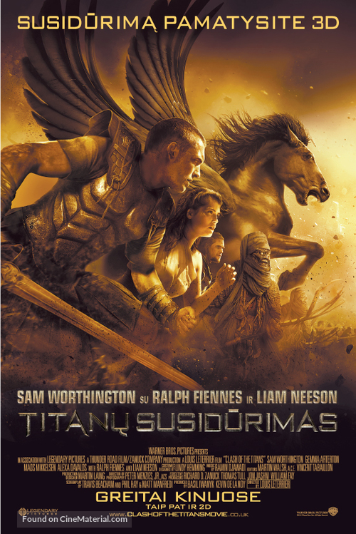 Clash of the Titans - Lithuanian Movie Poster