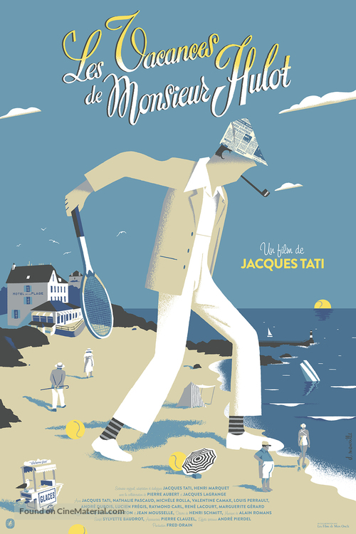 Les vacances de Monsieur Hulot - Belgian Re-release movie poster