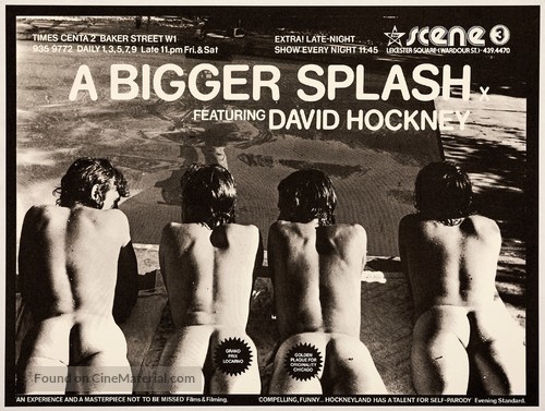 A Bigger Splash - British Movie Poster