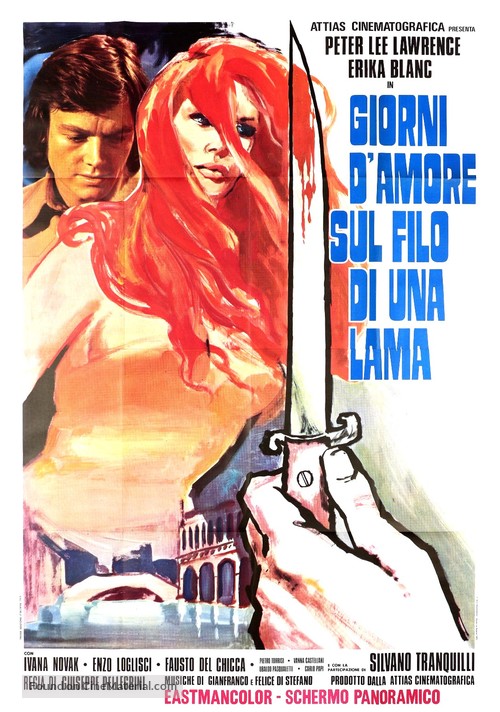 Giorni d&#039;amore sul filo di una lama - Italian Movie Poster