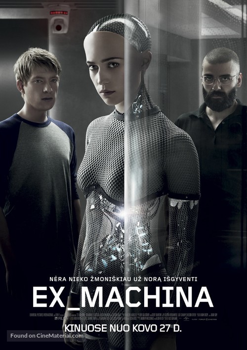 Ex Machina - Lithuanian Movie Poster