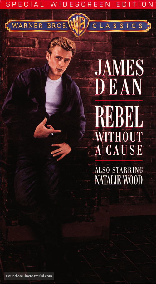 Rebel Without a Cause (1955) vhs movie cover