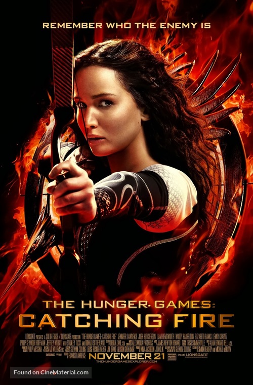 The Hunger Games: Catching Fire - British Movie Poster