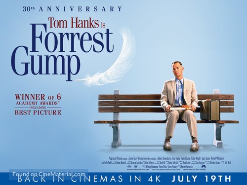 Forrest Gump - British Movie Poster