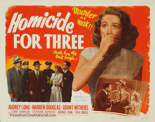 Homicide for Three - Movie Poster