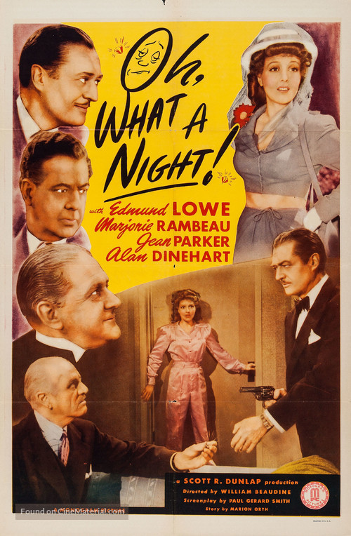 Oh, What a Night - Movie Poster