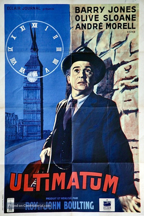 Seven Days to Noon - French Movie Poster