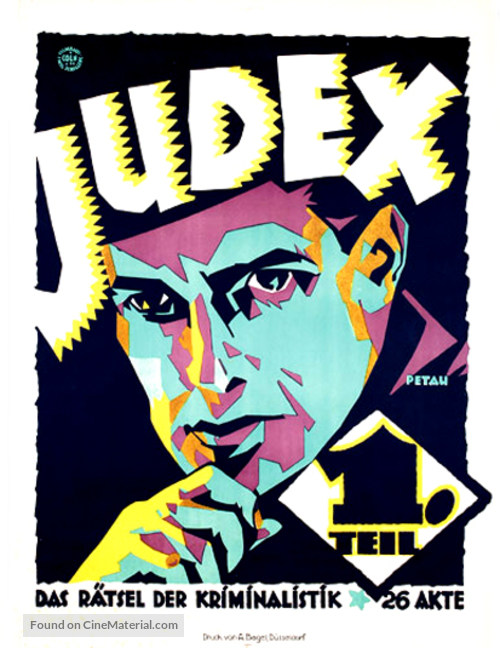 Judex - German Movie Poster