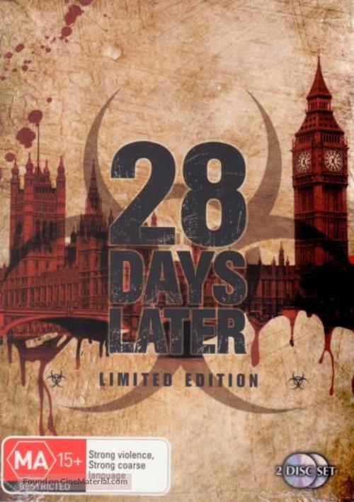 28 Days Later... - Australian DVD movie cover