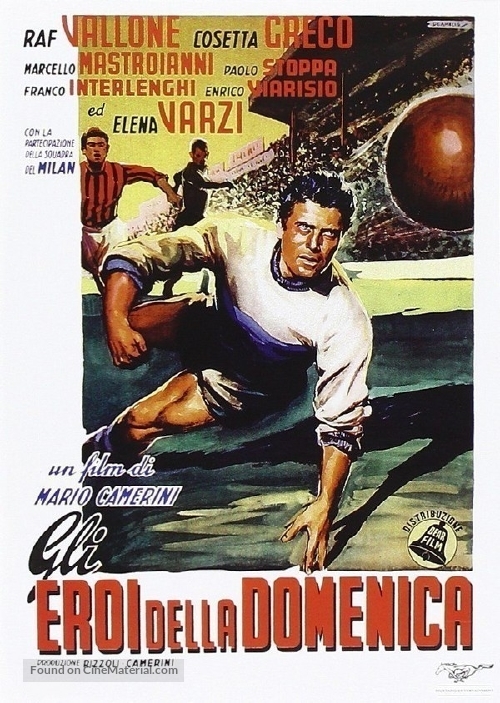 Gli eroi della domenica - Italian DVD movie cover