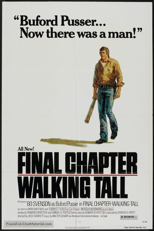 Final Chapter: Walking Tall - Movie Poster