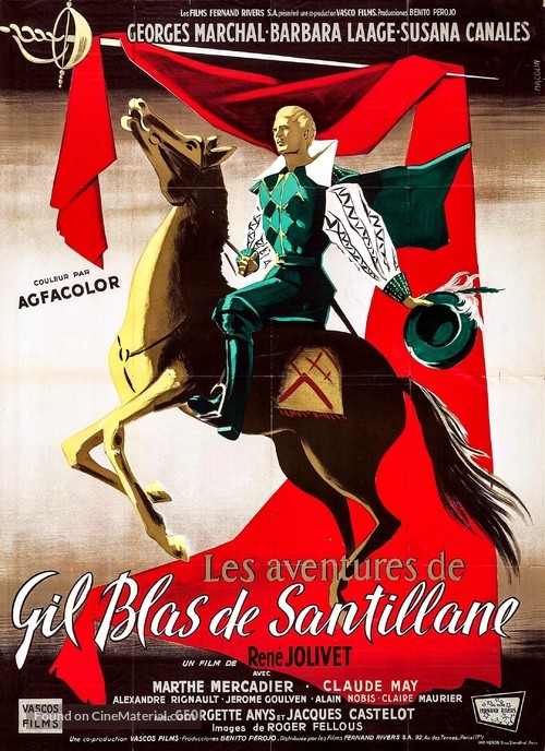 Una aventura de Gil Blas - French Movie Poster