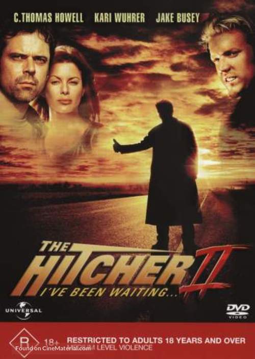 The Hitcher II: I&#039;ve Been Waiting - Australian DVD movie cover