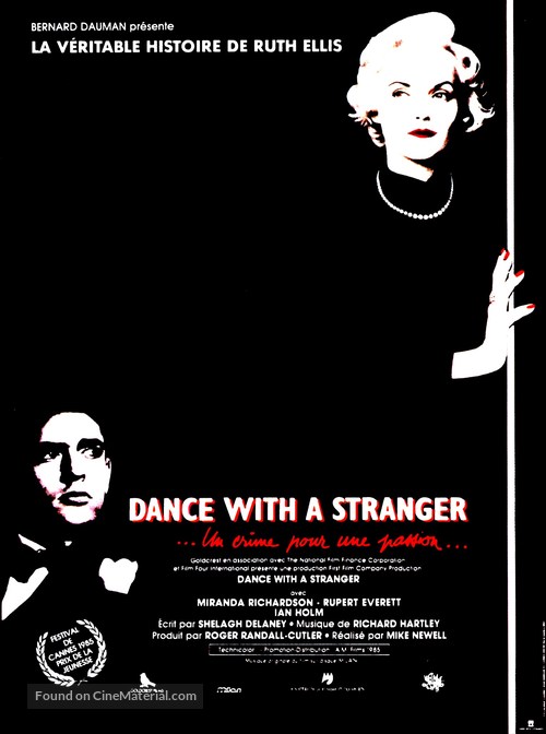 Dance with a Stranger - French Movie Poster