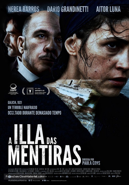 La isla de las mentiras - Spanish Movie Poster