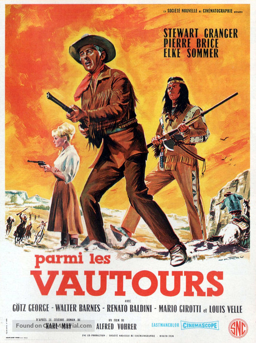 Unter Geiern - French Movie Poster