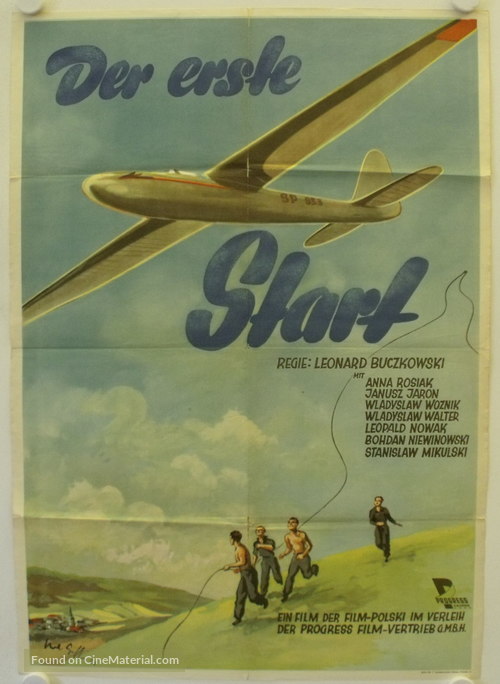 Pierwszy start - German Movie Poster