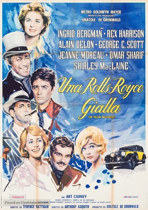 The Yellow Rolls-Royce - Italian Movie Poster