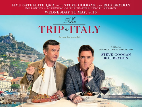 The Trip to Italy - British Movie Poster