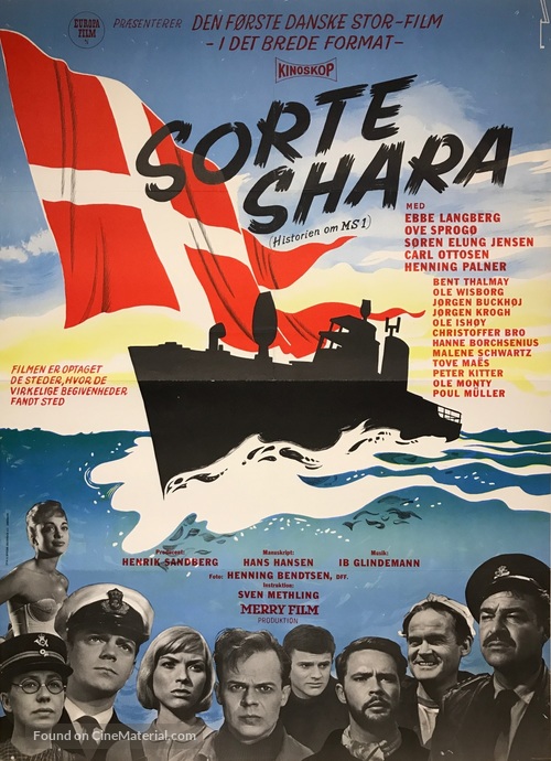 Sorte Shara - Danish Movie Poster