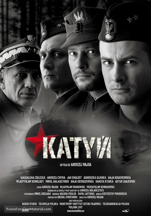 Katyn - Spanish Movie Poster