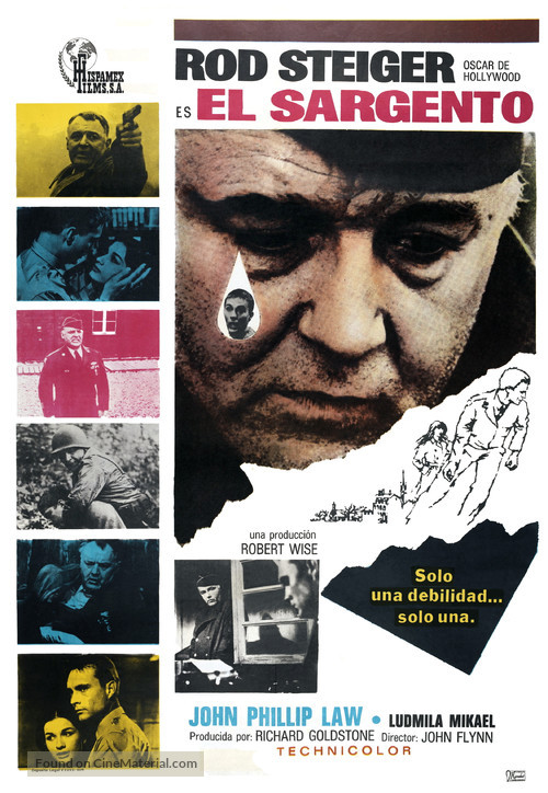 The Sergeant - Spanish Movie Poster