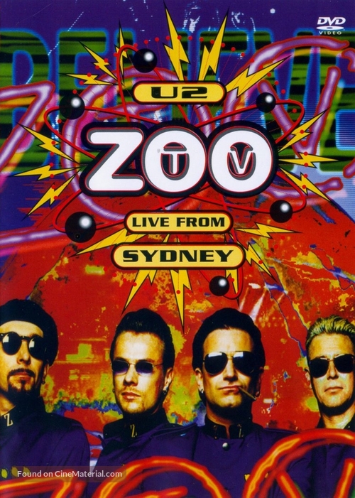 U2: Zoo TV Live from Sydney - British Movie Cover