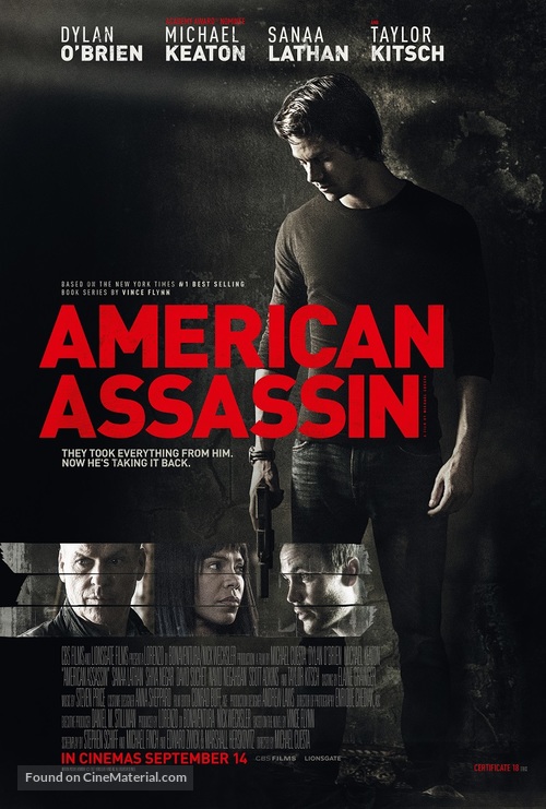 American Assassin - British Movie Poster