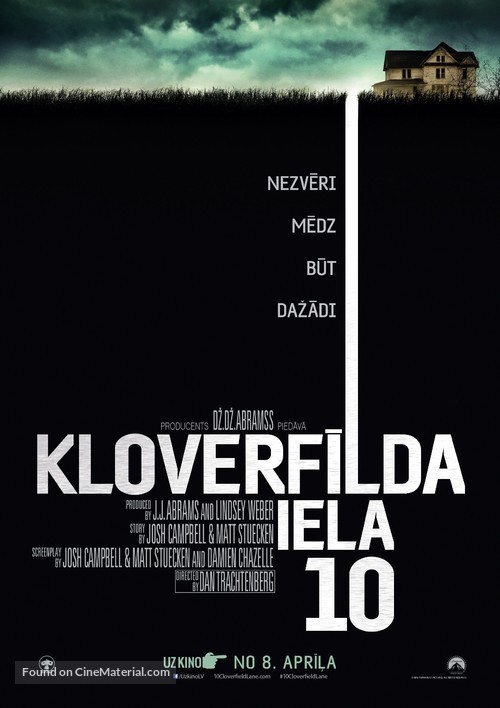 10 Cloverfield Lane - Latvian Movie Poster