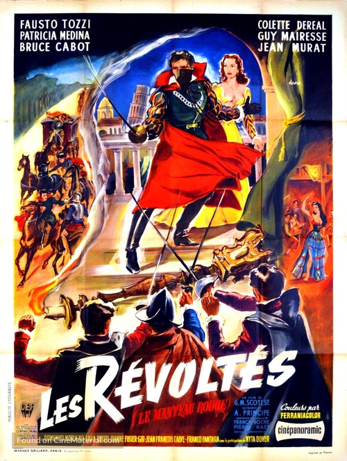 Il mantello rosso - French Movie Poster