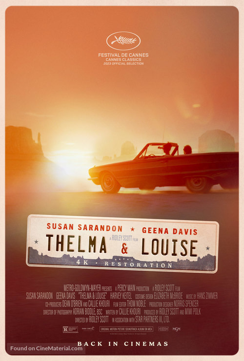 Thelma And Louise - British Movie Poster