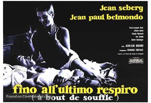 &Agrave; bout de souffle - Italian Movie Poster