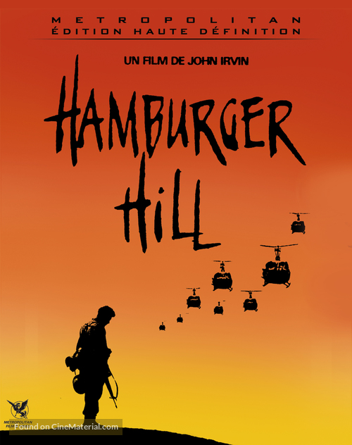 Hamburger Hill - French Blu-Ray movie cover