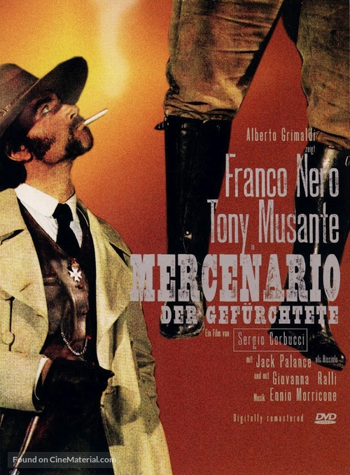 Il mercenario - German DVD movie cover