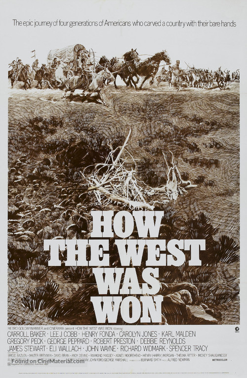 How the West Was Won - Movie Poster