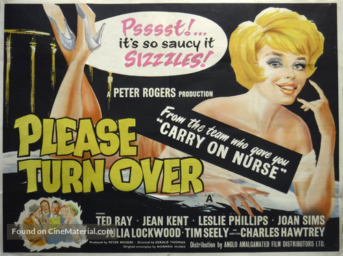 Please Turn Over - British Movie Poster