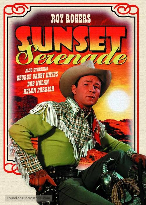 Sunset Serenade - British DVD movie cover