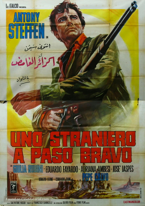 Uno straniero a Paso Bravo - Italian Movie Poster