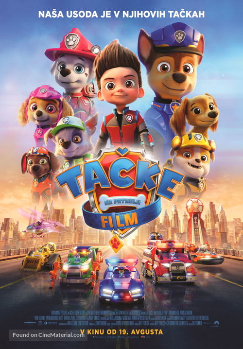 Paw Patrol: The Movie - Slovenian Movie Poster