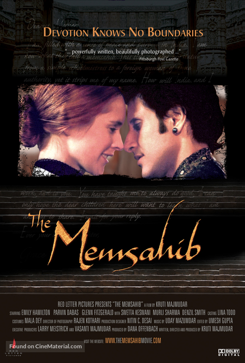 The Memsahib - Indian Movie Poster