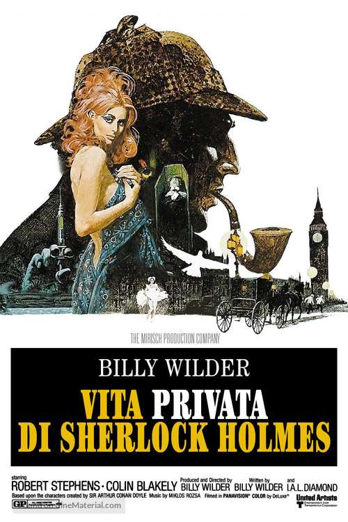 The Private Life of Sherlock Holmes - Italian Movie Poster