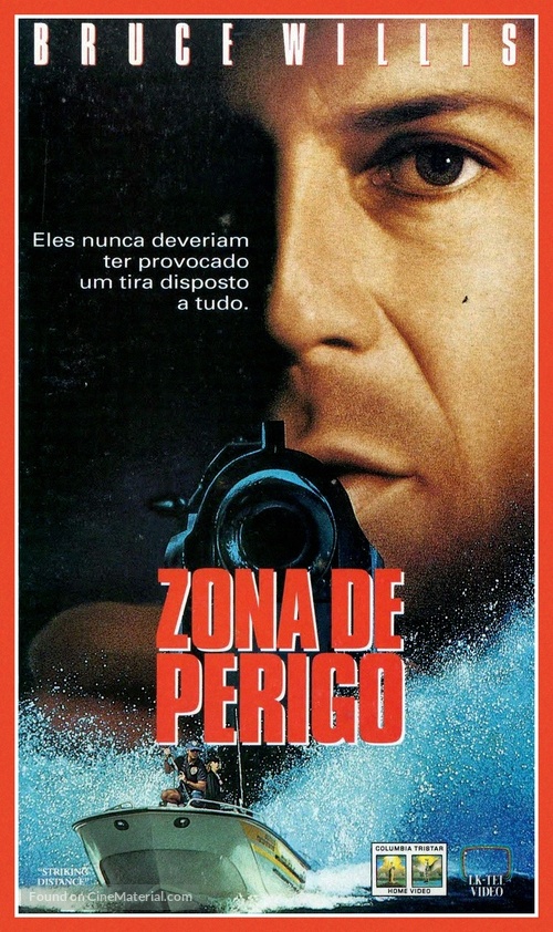 Striking Distance - Brazilian VHS movie cover