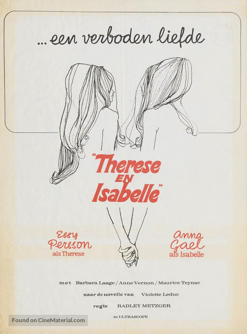 Therese and Isabelle - Dutch Movie Poster