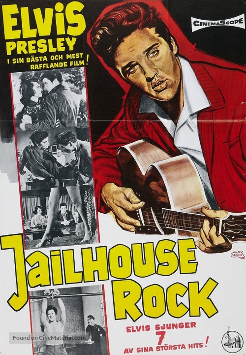 Jailhouse Rock - Swedish Movie Poster