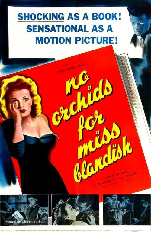 No Orchids for Miss Blandish - British Movie Poster