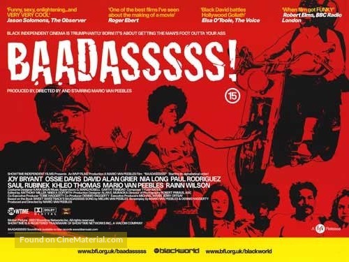 Baadasssss - British Movie Poster